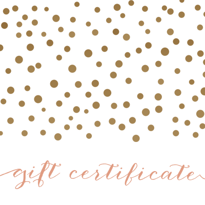 Gift Certificates
